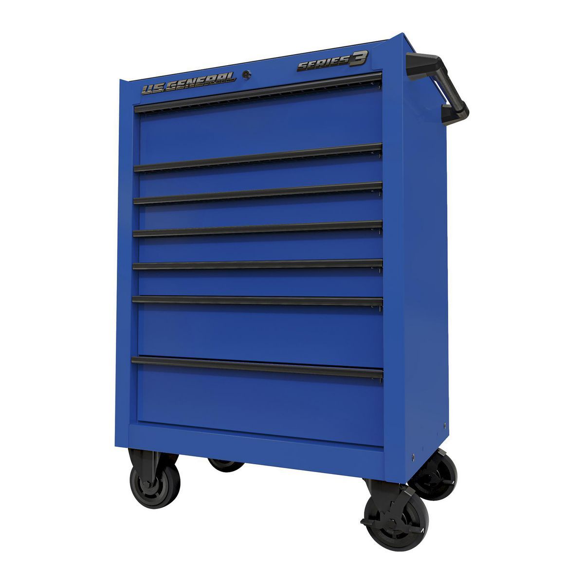 27 in. x 22 in. Roll Cab, Series 3, Blue
