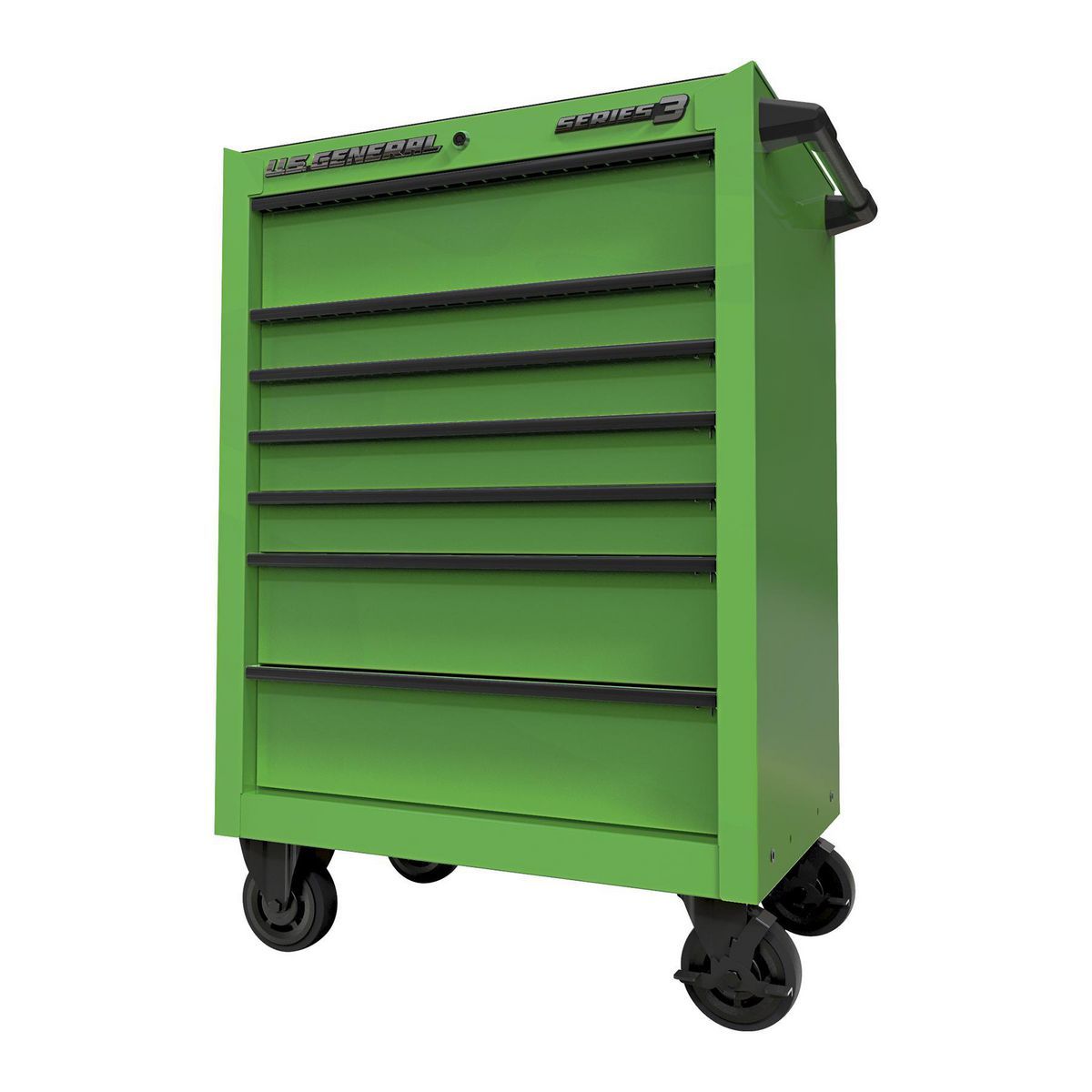 27 in. x 22 in. Roll Cab, Series 3, Green