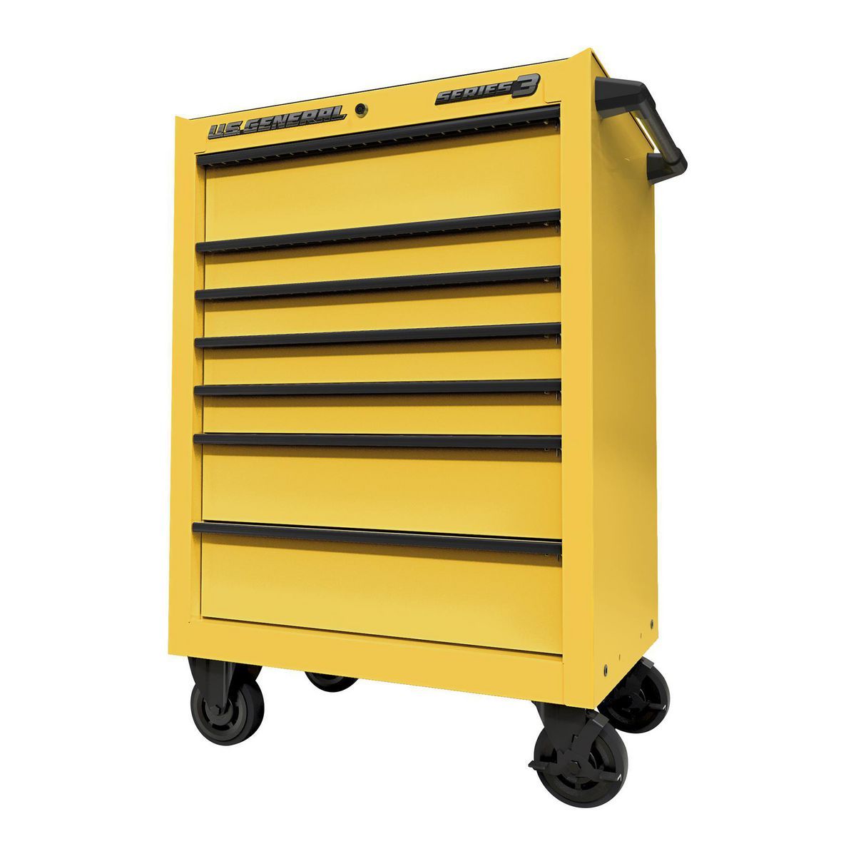 27 in. x 22 in. Roll Cab, Series 3, Yellow