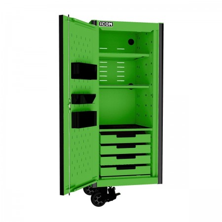 28 in. Professional End Locker, Green