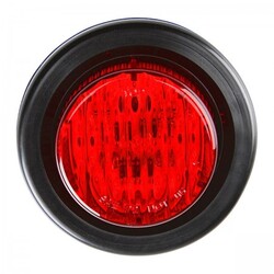 2 in. Round Red Marker Trailer Tail Light