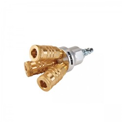 3-Way Industrial Quick Coupling Manifold