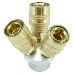 3-Way Quick Coupling Manifold