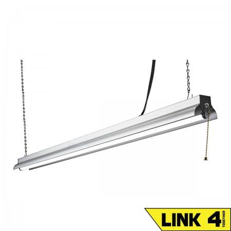 3000 Lumen 4 Ft. Linkable LED Hanging Shop Light