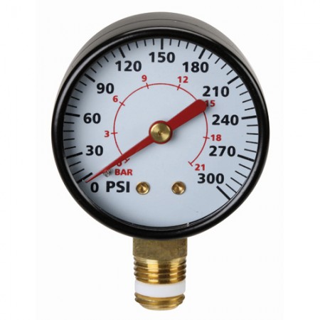 300 PSI 1/4 in. NPT Dry Gauge