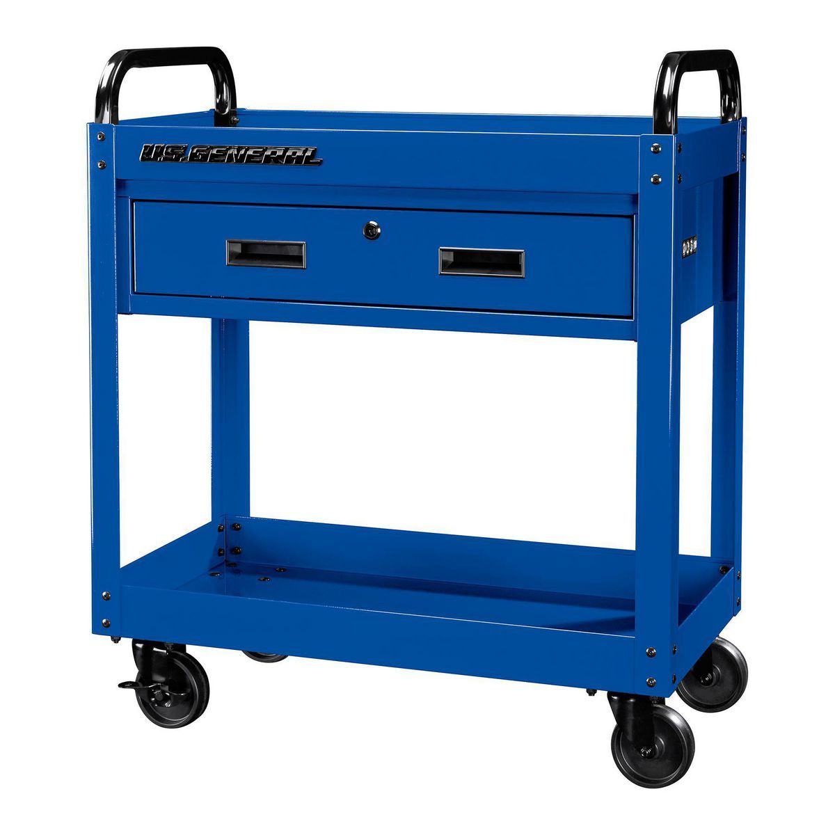 30 in., 1-Drawer Service Cart, Blue