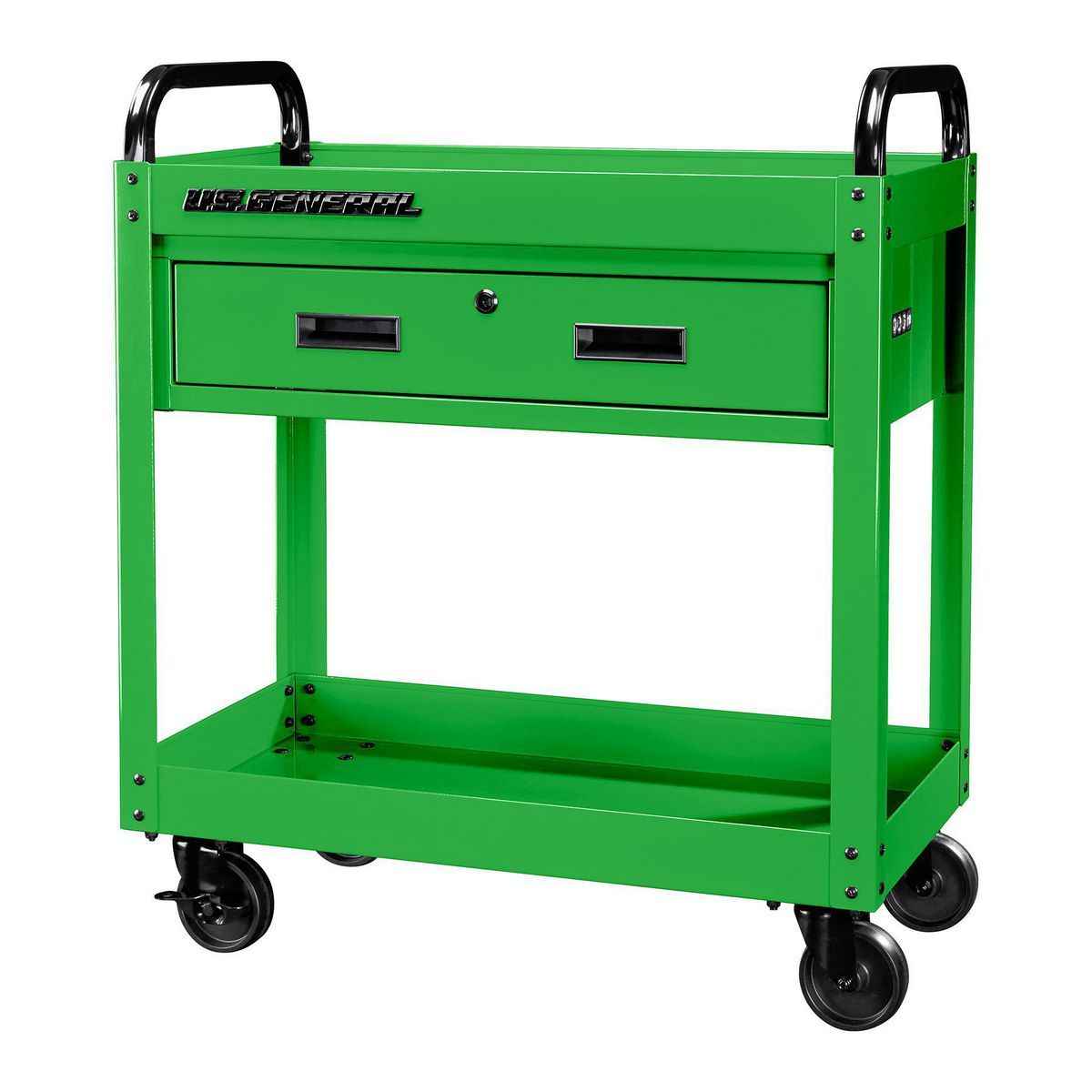 30 in., 1-Drawer Service Cart, Green