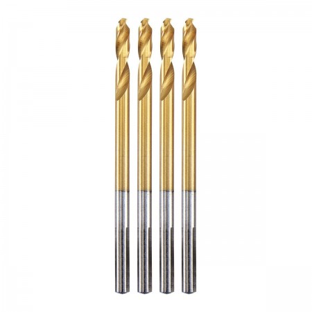 3/16 in. Titanium Drill Bit Set, 4 Pc.