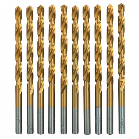 3/16 in. Titanium High Speed Steel Drill Bit Set, 7 Pc.