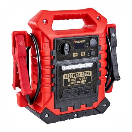 3400 Peak Amp Pro Portable Jump Starter and  Power Pack