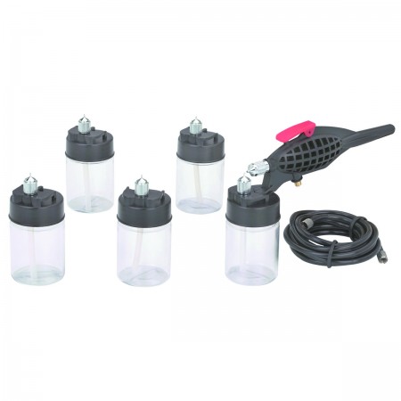 3/4 Oz. Quick-Change Airbrush Kit, 7 Pc. 3/4 Oz. Quick-Change Airbrush Kit, 7 Pc.