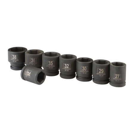 3/4 in. Drive Metric Impact Socket Set, 8 Pc.