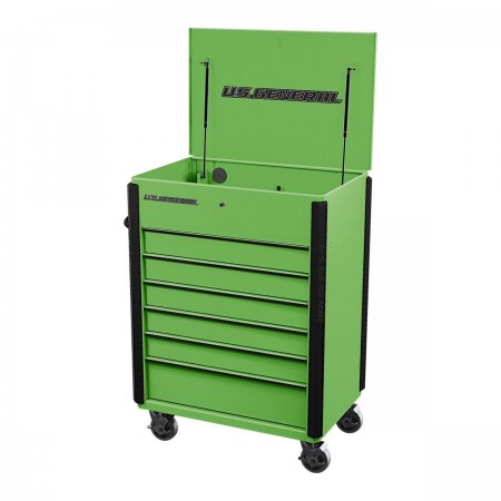 34 in. Full Bank Service Cart, Green