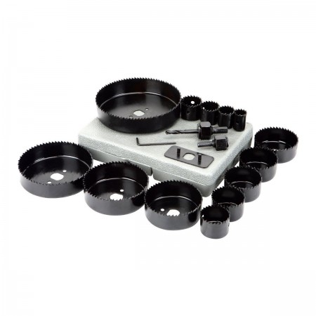 3/4 in. - 5 in. Carbon Steel Hole Saw Set, 18 Pc.