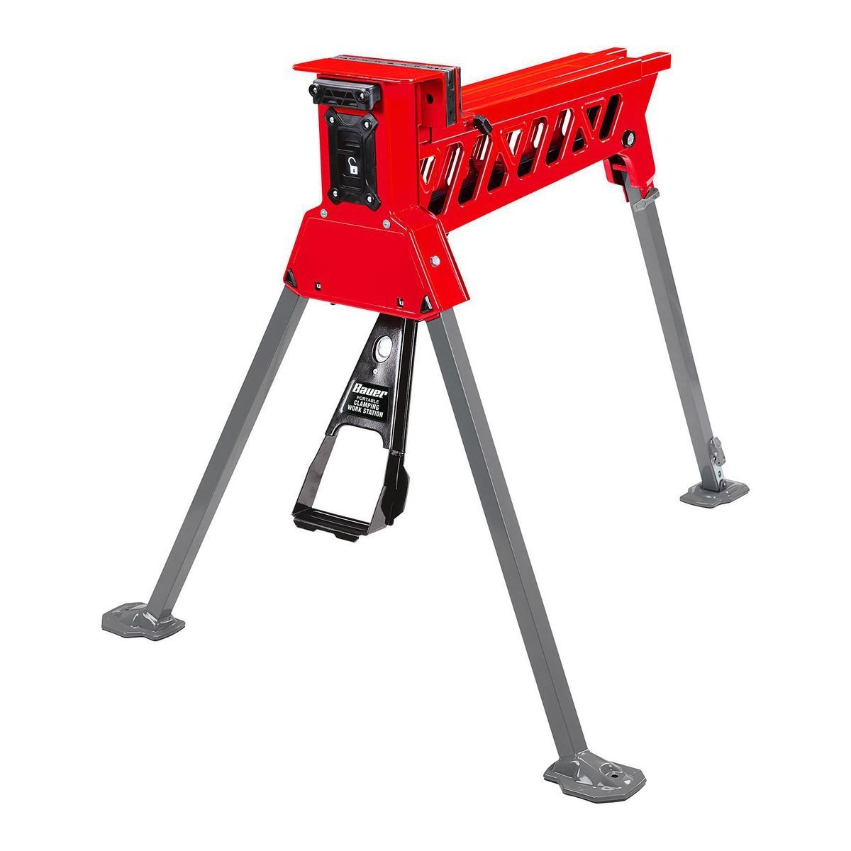 35 in. Hands-Free Portable Clamping Workstation, 600 lb. Capacity