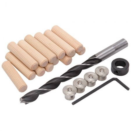 3/8 in. Doweling Accessory Set, 22 Pc.