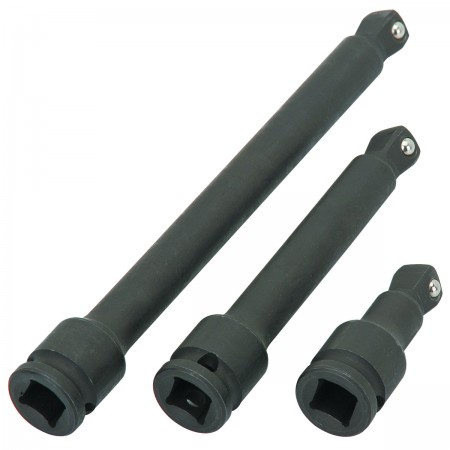 3/8 in. Drive Impact Wobble Socket Extension Set, 3 Pc.