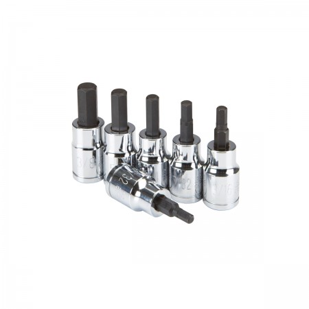 3/8 in. Drive SAE Hex Socket Set, 6 Pc.