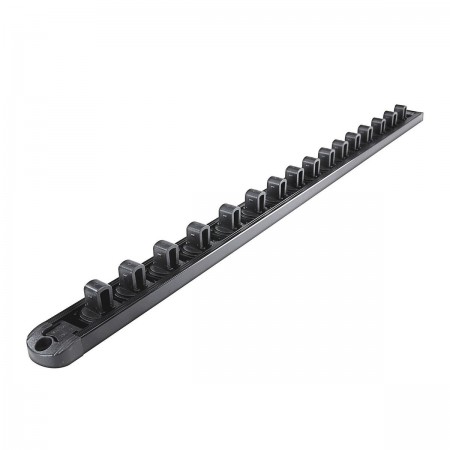 3/8 in. Magnetic Socket Rail with Twist Lock- Black