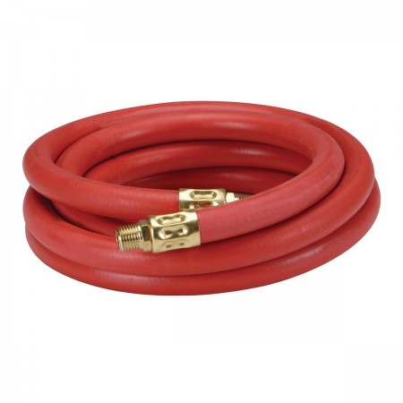 3/8 in. x 8 ft. - 15 ft. Rubber Air Hose Remnant