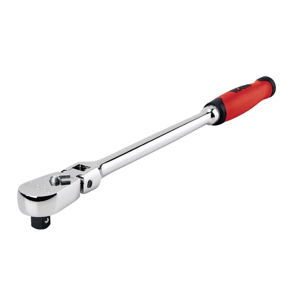 3/8 in.  Drive Professional Long Reach Flex Head Ratchet with Comfort Grip