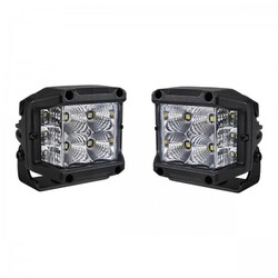 3 In. LED Flood with Side Light - Pair