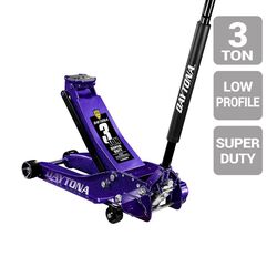 3 Ton Low-Profile Super-Duty Floor Jack with RAPID PUMP, Metallic Purple