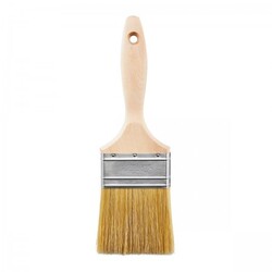 3 in. Flat Natural Bristle Brush - BEST Quality