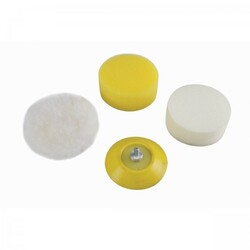3 in. Mini Polishing and Buffing Kit with 1/4 In Shank, 4 Pc.
