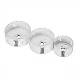 3 in. - 4-1/4 in. Bi-Metal Hole Saw Assorted Set, 3 Pc.