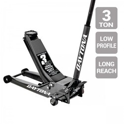 3 ton Long Reach Low Profile Professional Rapid Pump® Floor Jack, Black