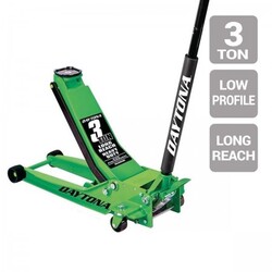 3 ton Long Reach Low Profile Professional Rapid Pump® Floor Jack, Green
