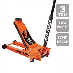 3 ton Long Reach Low Profile Professional Rapid Pump® Floor Jack, Orange