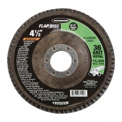 4-1/2 in. 36 Grit Aluminum Oxide Type 27 Flap Disc