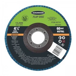 4-1/2 in. 60 Grit Zirconia Type 27 Flap Disc