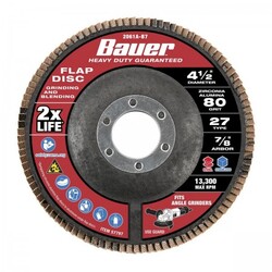 4-1/2 in. 80 Grit Zirconia Type T27 Flap Disc