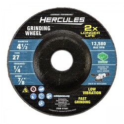 4-1/2 in. x 1/4 in. x 7/8 in. Type T27 Masonry Grinding Wheel