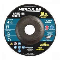 4-1/2 in. x 1/4 in. x 7/8 in. Type T27 Metal Grinding Wheel