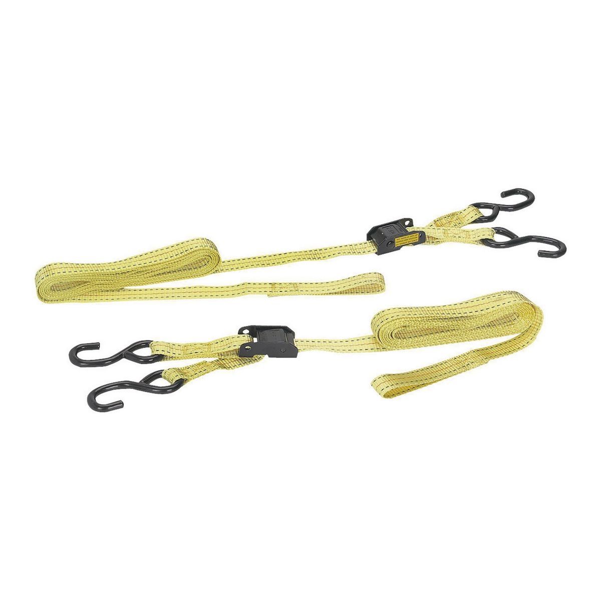 400 lb. Capacity 12 ft. x 1 in. Locking Tie Downs, 2 Pack