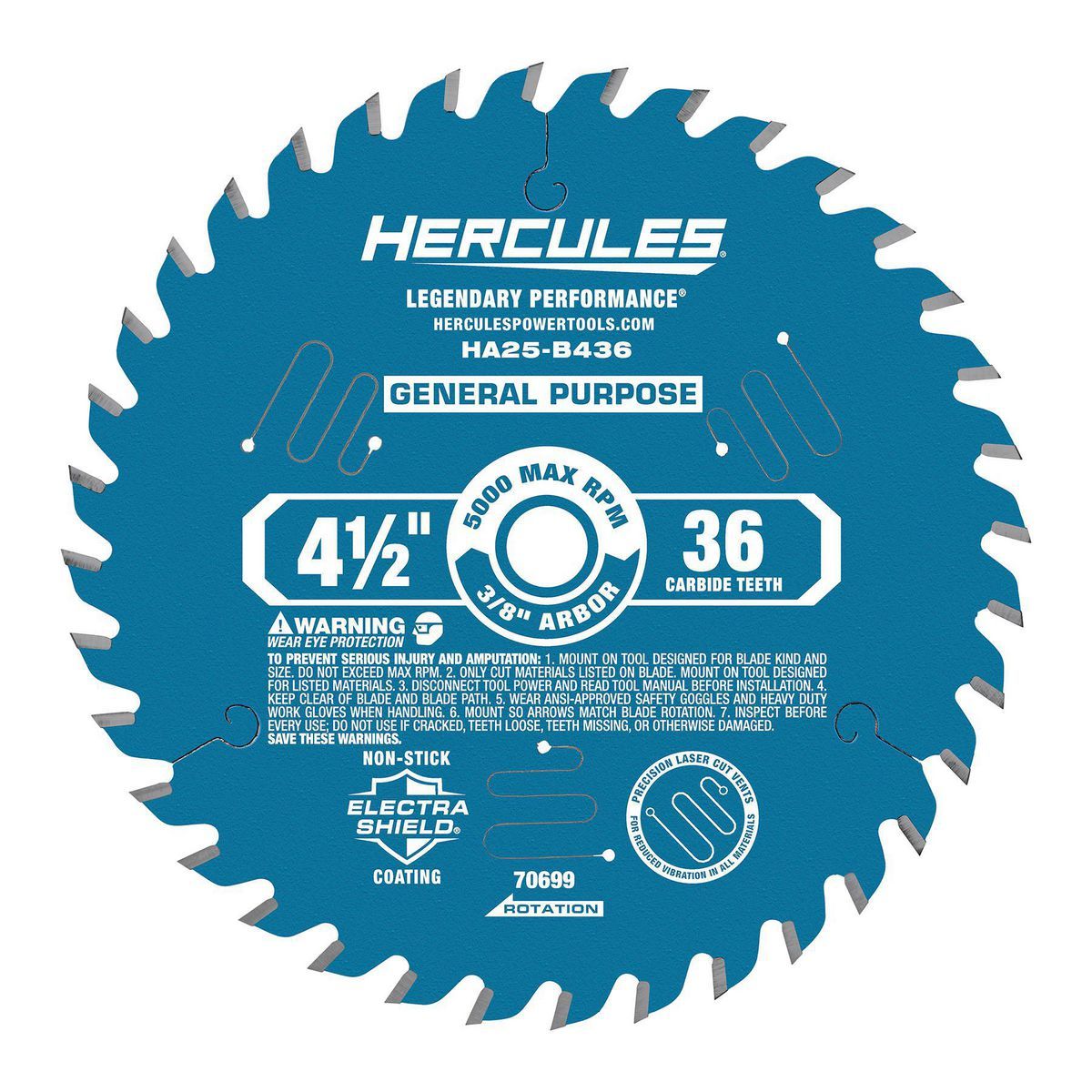 4-1/2 in., 36T General Purpose Circular Saw Blade