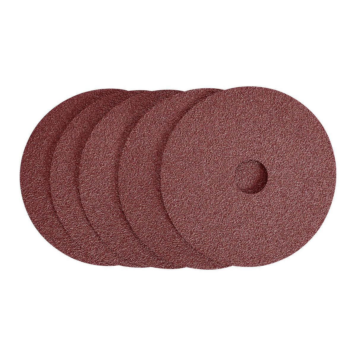 4-1/2 in. 60 Grit Fiber Sanding Discs, 5 Pc.