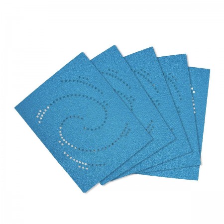 4-1/2 in.  x 5-1/2 in.  80 Grit Dry Sanding Sheets 5 Pc.