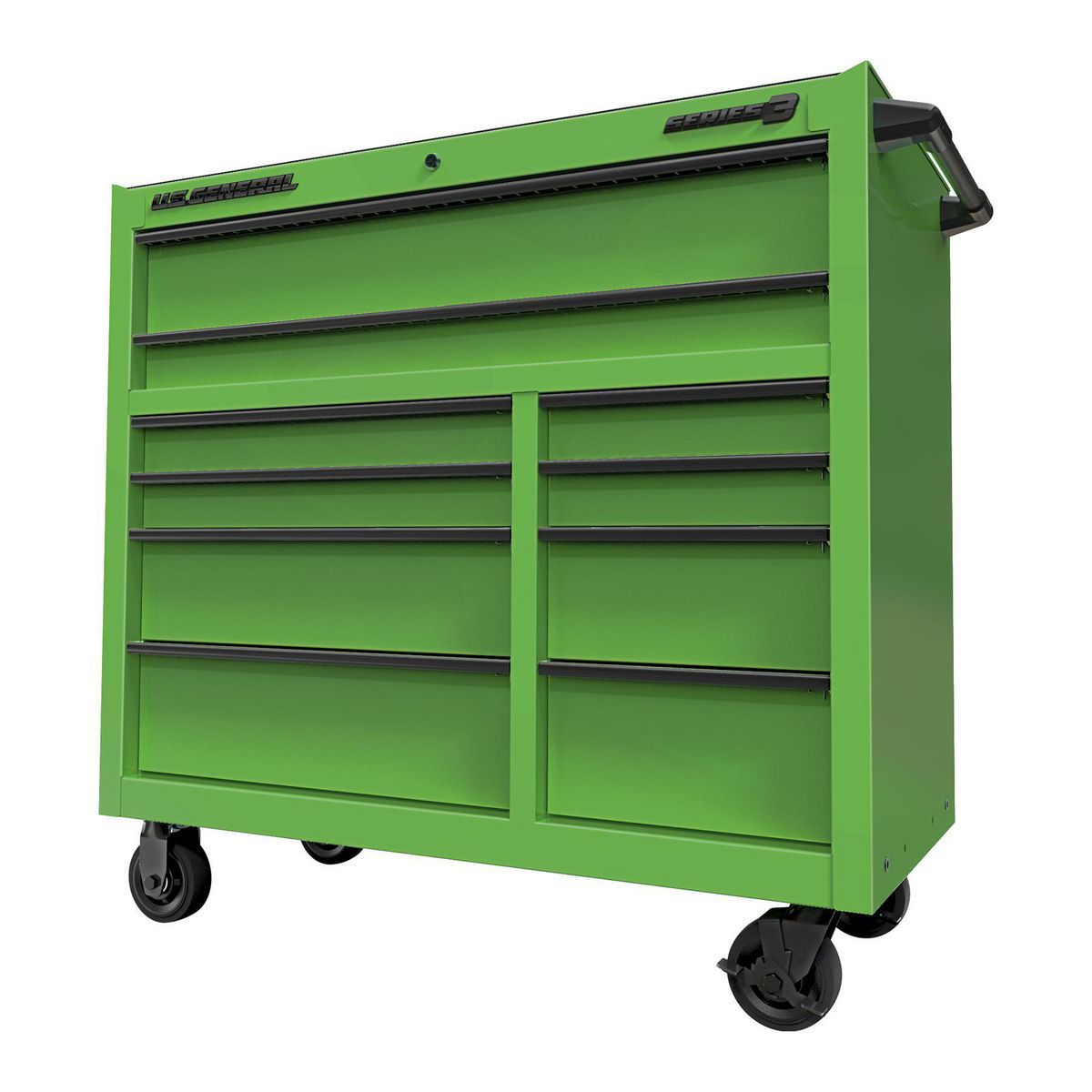 42 in. x 22 in. Roll Cab, Series 3, Green