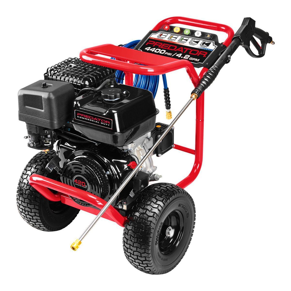 4400 PSI, 4.2 GPM, 13 HP (420cc) Commercial-Duty Pressure Washer EPA