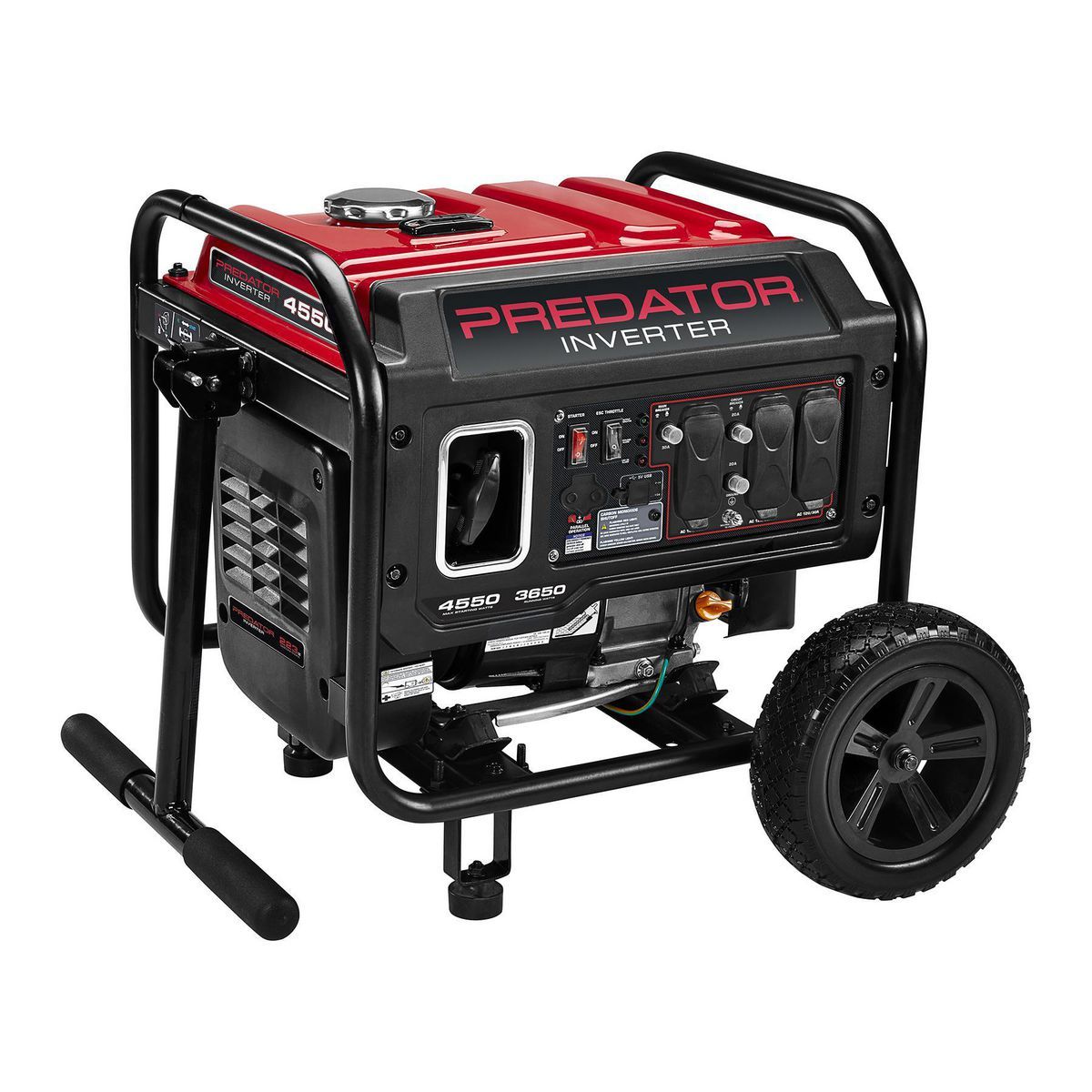 4550 Watt Inverter Generator with CO SECURE Technology, CARB