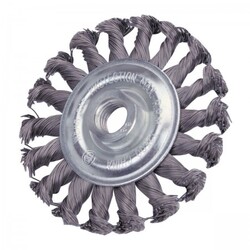4 in. Carbon Steel Knotted Wire Wheel