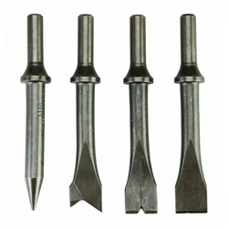 4 in. Short Air Chisel Set, 4 Pc.