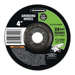 4 in. x 3/16 in. x 5/8 in. Masonry Grinding Wheel