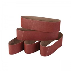 4 in. x 36 in. 80 Grit Sanding Belt, 5 Pk.