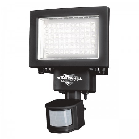 500 Lumen LED Solar Security Light - Black